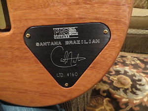 Prs Santana Brazilian Santana Yellow Brazilian Neck Limited Editon 160/200 2004