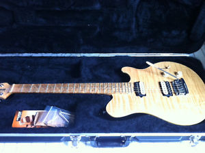MUSICMAN AXIS Natural Color USA E-Guitar Free Shipping with Original Hard Case