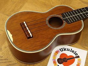 Kiwaya KTS-7 Honduras Mahogany Martin Style 3 Replica Soprano Ukulele #3047