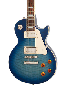 Epiphone Limited Edition Les Paul Quilt Top PRO Electric Guitar  Translucent Blu