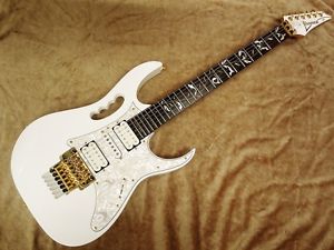 Ibanez Steve Vai Signature Model JEM7V white Electric guitar Ebony 6 string