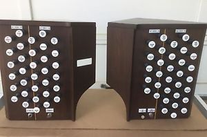 66 Rodgers 990 Organ Draw Knob Stops (SAMS) Lighted Hauptwerk