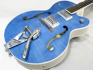 Gretsch G6120SH Brian Setzer Hot Rod / Harbor Blue 2-Tone Electric Guitar