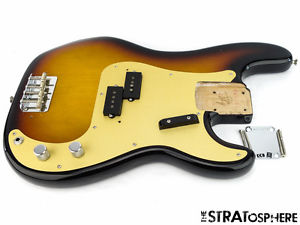 Fender Vintage USA 58 P BASS LOADED BODY American Precision 3 Color Sunburst