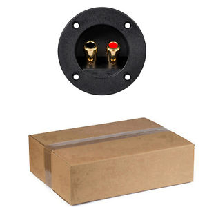 250 Goldwood Sound RGT-5050 Round Power Terminal Plates Speaker Terminals