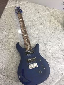 Paul Reed Smith Electric Guitar Birds Blue PRS SE Custom (567)