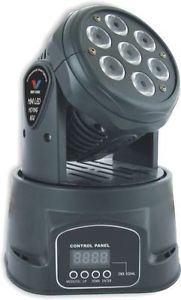4/pack Mini wash 7x15W  RGBWAUV 6in1  LED moving  head light  club light