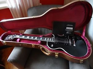 Gibson Les Paul Custom EB CH, E-Gitarre, schwarz