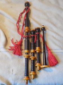 Set of R,G, Hardie bagpipes