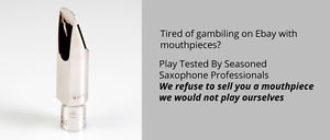 FLA DBL. RING RETRO-REVIVAL  SUPER D TENOR SAX MPC RHODIUM 7* FLA DIVINE REPLICA