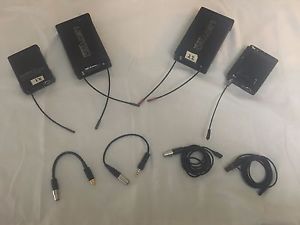 Lectrosonics dual wireless package Block 21 and 22 w/ Tram 50 mics