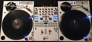 PIONEER PLX-1000 gold limited edition turntables  and djm s9