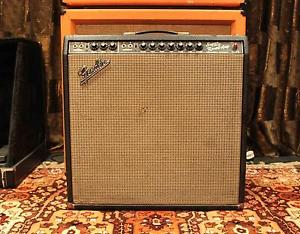 Vintage 1967 Blackface Fender Super Reverb 4×10 Combo Amp *w/ Demo* Original SRV