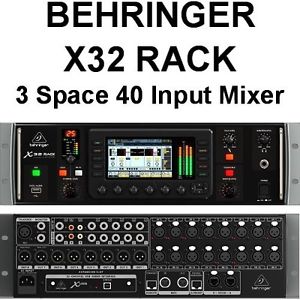 BEHRINGER X32 Rackmount 16Ch Ethernet iOS App USB Audio Interface Digital Mixer