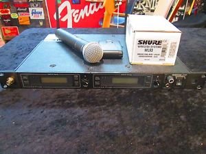 Shure UHF U4D-UA Dual Receiver Wireless Handheld & Lapel System