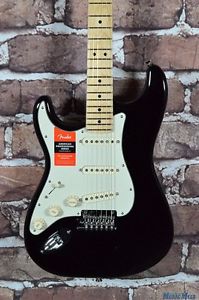 Fender American Professional Stratocaster Left Handed Electric Guitar Black MN
