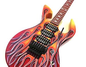 JamAxe Jetsons Guitar Hot Rod Flames