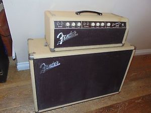 1962 Vintage Fender Bassman Guitar and Bass amp Excelent condition