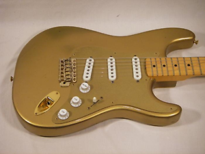 1989 Fender Stratocaster Custom Shop Homer Haynes HLE 57 Strat Gold