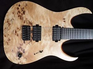Mayones Duvell 6 Elite - Transparent Natural matte 6 string electric guitar