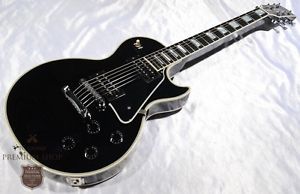 Gibson Custom Shop Les Paul Custom Ebony Chrome Hardware Used Guitar F#g2225