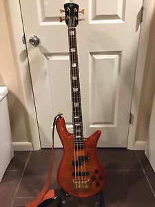 Spector Euro 4LX 4 String Bass, Amber Color, Pristine, with HSC