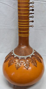 NEW SINGLE WOOD PROFESSIONAL SITAR~ESRAJ~DILRUBA~TOON WOOD FIBRE BOX STRING MM