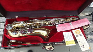 Extremely Clean Vint King Zephyr Tenor Sax, Little Use, Orig Tags, Case N/Mint