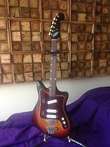 Vintage MIJ Bruno Royal Artist LG135t Guyatone Oddball Guitar