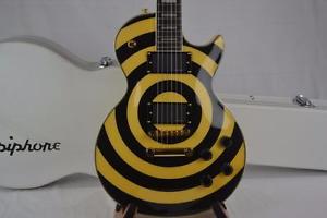 EPIPHONE ZAKK WYLDE CUSTOM LES PAUL WITH HARD SHELL CASE, Int'l Buyers Welcome