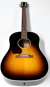 Wonderful Gibson Acoustic J-45 Left-handed with OHSC Sunburst