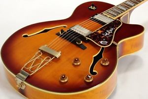 Epiphone Joe Pass Emperor II Vintage Sunburst (VS) Electric Guitar Free shipping