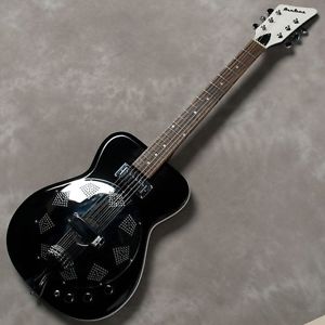 EASTWOOD Airline Folkstar Black Acoustic guitar From JAPAN Free shipping #G212