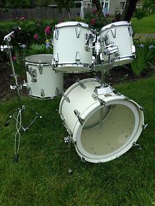 Vintage 1980s Tama Granstar Custom Birch Drum Set 10", 12" 14" & 22"