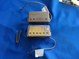 Gibson Humbucking Patent # "T" Top Guitar Pickups Vintage 1960s-70s Set Covers