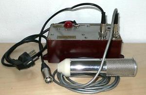 WETZEL tube microphone w. PSU - Germany / 1950's  (#2)
