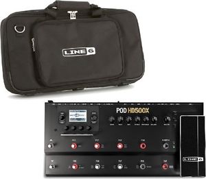Line6 Line 6 POD amp simulator POD HD500X genuine gig bag with genuine do... P/O