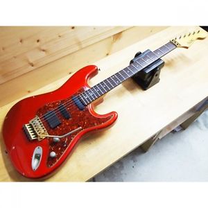 seen EMG SA/SA/89 Red w/hard case Free shipping Bass Guiter From JAPAN #P167