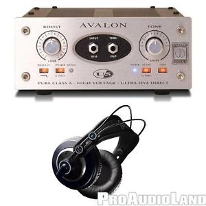 Avalon U5 Instrument DI Box with AKG K240 MKII Headphones