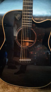 Yamaha A3R Trans black Rosewood Guitar