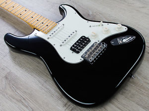 Suhr Classic Pro Tinted Maple Fingerboard HSS Maple Neck Electric Guitar Black
