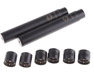 2 x HAUN MBNM 608 CL Small Diaphragm Condenser Microphone Set P48 XLR