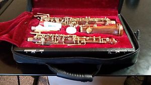 Professional Rosewood Gold Plated Concert Oboe