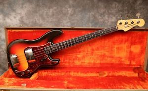 1962 FENDER PRECISION - SUNBURST - OHSC - ANDY BAXTER BASS