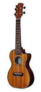 [KIWAYA] concert ukulele Cutaway K-301C software with case acacia core ma... P/O