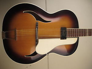 1953 Original HOPF vintage Jazzgitarre mit massiver Decke.