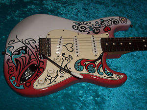 USA FENDER Vintage Jimi Hendrix Monterey Pop festival strat Stratocaster guitar
