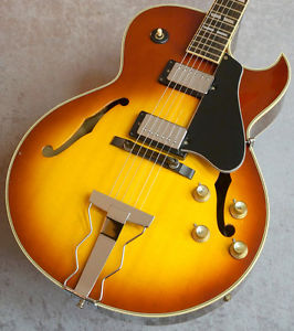 Greco Vintage S-55 Sunburst 1975, Hollow body type electric guitar, y1301