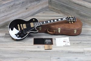 Gibson Les Paul Custom Black Ebony Clean + COA and OHSC