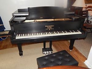 STEINWAY MODEL O RECONDITIONED GRAND PIANO EBONY FINISH NICE! LOW PRICE